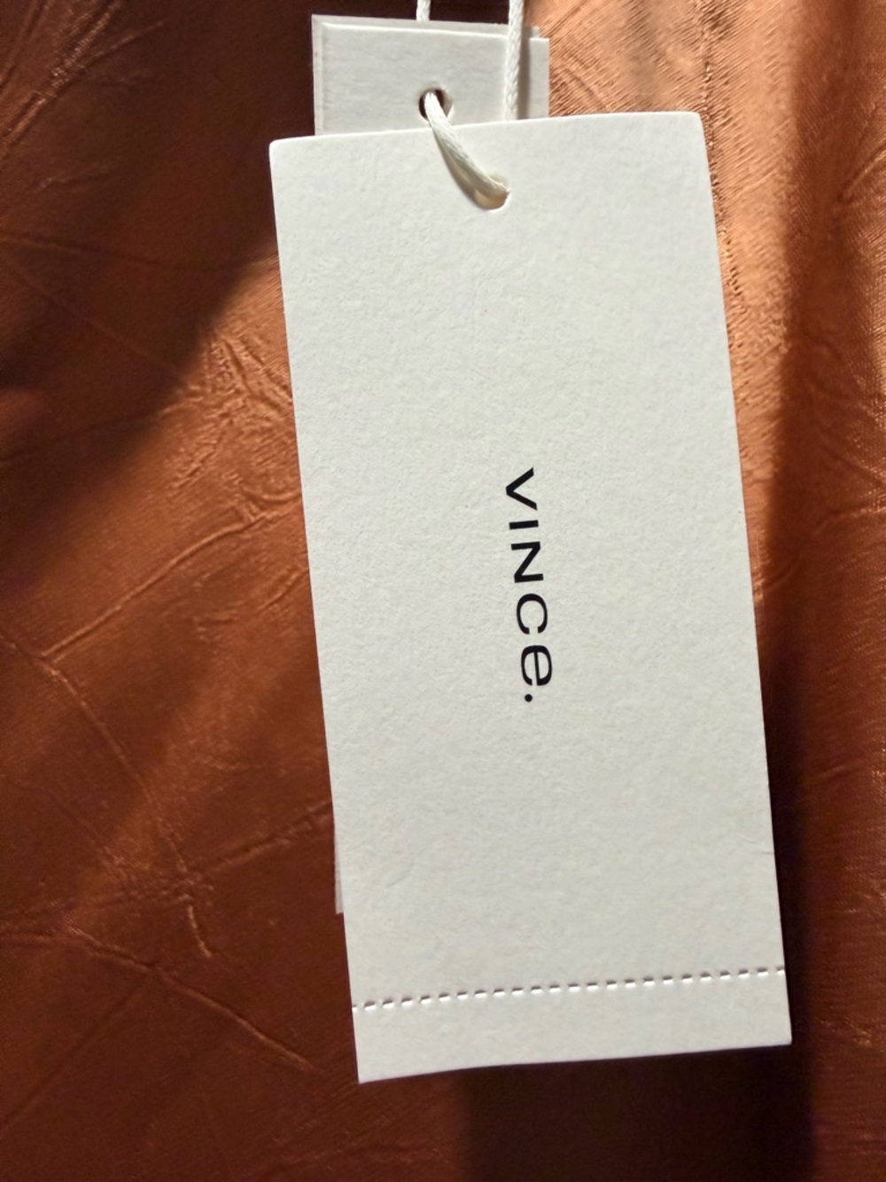 NWT-Vince Women's Satin Bias Pant - Picture 11 of 11